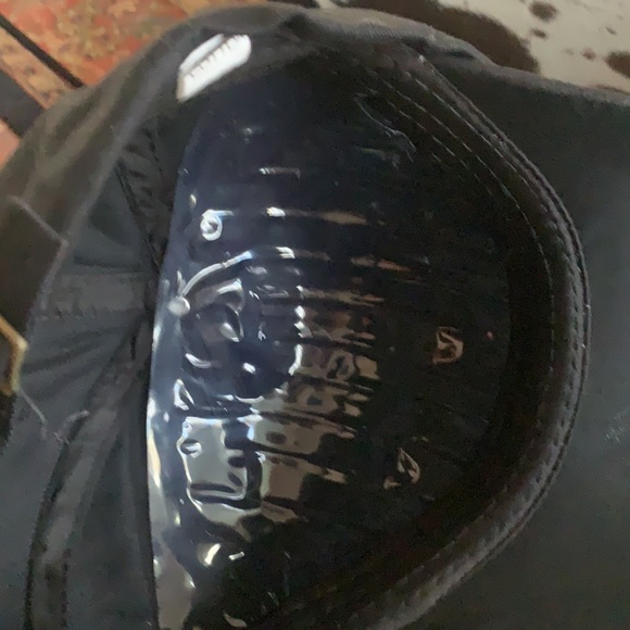 Los Angeles silver & black bling adjustable hat - Picture 5 of 5